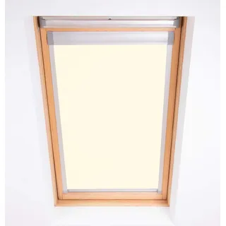 Bloc Skylight Blind 2 (55/98) für Fakro Dachfenster Blockout, cremefarben