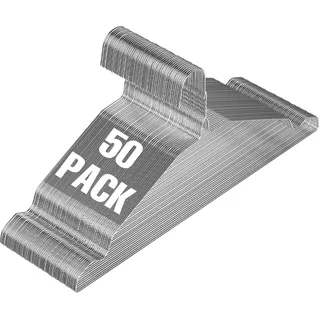 specilite Kleiderbügel Metall Schwarz 50 St.