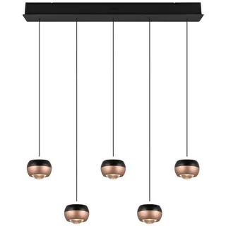 Led-Hängeleuchte Orbit, Schwarz, Metall, 10.5x200x100 cm, Lampen & Leuchten, Innenbeleuchtung, Hängelampen, Pendelleuchten