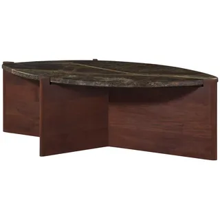 MASSIVMOEBEL24.DE Couchtisch Akazie Braun 115 x 65 x 35 cm