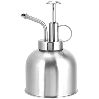 Wassersprühflasche Pflanzen, Edelstahl Gießkanne mit Handdruckpumpe für feinen Nebel und Pflanzenbewässerung, Vintage Kupfer Design für Garten und Innenraum, 400ml für Zimmerpflanzen und Dekoration