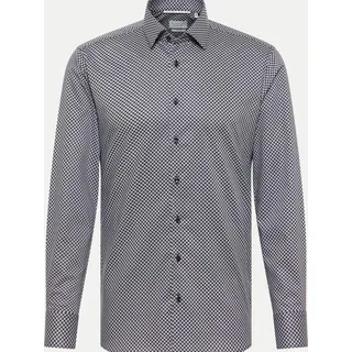 Eterna Slim-Fit Hemd mit Muster Mehrfarbig 38