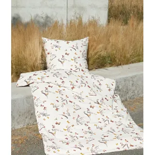Traumschloss Bettwäsche Deluxe Premium, Seersucker, 2 teilig, Frühlingserwachen, Schmetterlinge, weiß weiß