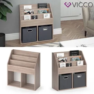 Bücherregal Luigi Ordnerregal Aktenregal Standregal Regal Büro Sonoma Vicco