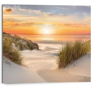 Reinders! Wandbild, Ameland, Wohnzimmer, Bilder, Wanddeko, Room Decor, MDF, Orange, 40 x 50