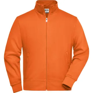 James & Nicholson Sweatjacke orange 5XL