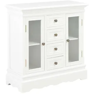 vidaXL Sideboard 70 x 28 x 70 cm Weiß