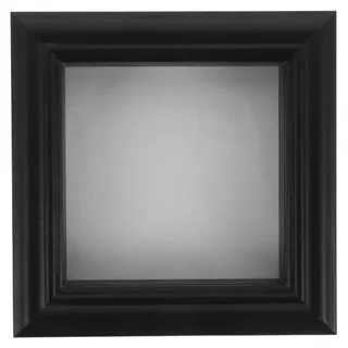 ULTECHNOVO 3D Bilderrahmen zum Befüllen, Objektrahmen Schwarz mit Echtglas, Tiefer Bilderrahmen 10x10 cm für Insekten Schmetterling Präparate, Quadratisch Schaukasten für DIY Handwerk & Tischdekoratio