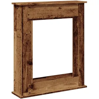 vidaXL Kaminumrandung Altholz-Optik 75 x 20 x 87,5 cm Holzwerkstoff
