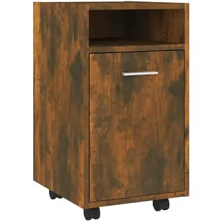 vidaXL Beistellschrank mit Rollen Sonoma-Eiche 33x38x60 cm