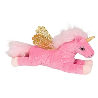 Die Spiegelburg Einhorn-Paradies Glitzer-Beanie 15 cm Rosa