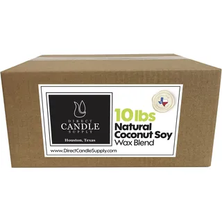 Kokosnuss Soja Wachs Mischung Kerzen Machen - 10 & 20 lbs. Cremige Mischung für High Load Duftformulierung - (4,5 kg)