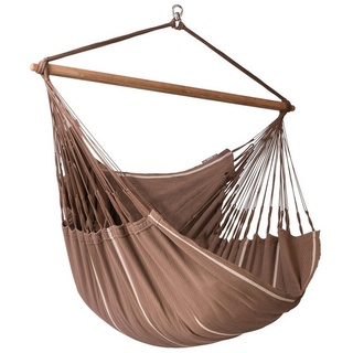 La Siesta Hängestuhl »Hängestuhl Hängesessel Lounger HABANA chocolate Bio Baumwolle La Siesta«, Hochwertige Qualität braun