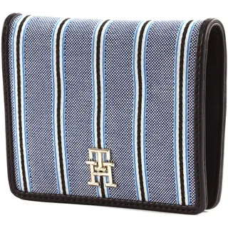 TOMMY HILFIGER Geldbörse TH Spring Chic Bilfold Stripes Space Blue Stripes