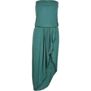 URBAN CLASSICS Shirtkleid Urban Classics Damen Ladies Viscose Bandeau Dress (1-tlg) grün S