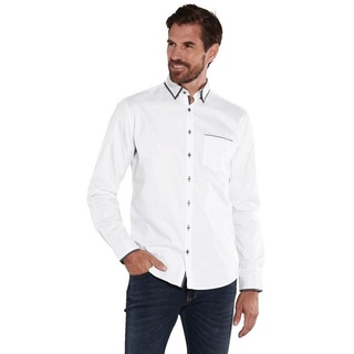 Engbers Langarmhemd Langarm-Hemd uni weiß 6XL
