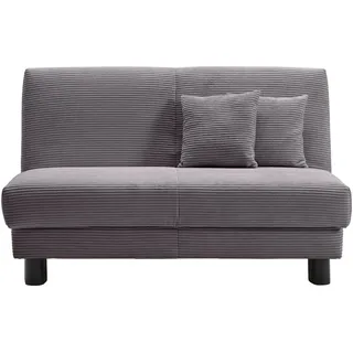 SUN GARDEN Schlafsofa Stoff 2-Sitzer Grau