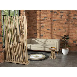 vente-unique Raumteiler - 100 x 25 x 180 cm - Teakholz - Naturfarben - GAYANA