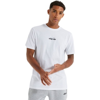 ellesse Herren T-Shirt, OLLIO, 2er Pack - Oberteil, Baumwolle, Rundhals, kurz, Logo, einfarbig Weiß L