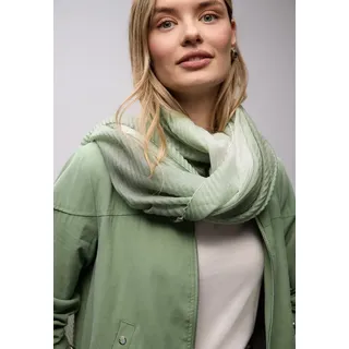 STREET ONE Schal mit Glitzerdetails dark mint green A - Einheitsgröße