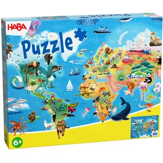 HABA Weltkarte für Kinder 100 Teile
