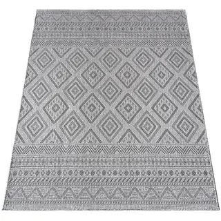 Paco Home Outdoorteppich, Anthrazit, Textil, Quadratisch, 150x150 cm, strapazierfähig, für Fußbodenheizung geeignet, Teppiche & Böden, Teppiche, Outdoorteppiche