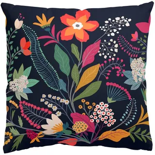 Bilderwelten Dekokissen, Mehrfarbig, Textil, Ethno, Füllung: Polyester, Quadratisch, 40x10x40 cm, Made in Germany, Wohntextilien, Kissen, Dekokissen