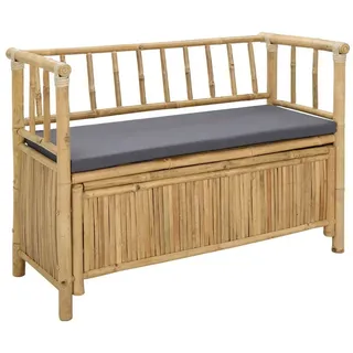 vidaXL Garten-Aufbewahrungsbank 110 x 47 x 80 cm Natur