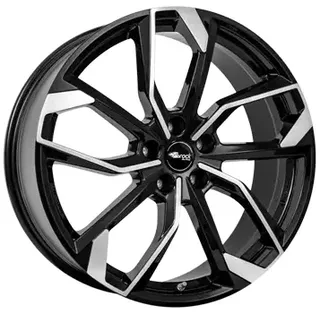 RC Design RC34 7,0 x 18 5 x 100 ET39 Schwarz Glanz Vollpoliert