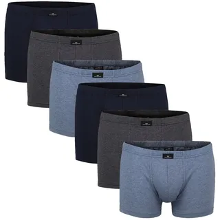 Götzburg Boxershorts 6er Pack Blau / Grau L
