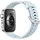 Silber Flourelastomerarmband Blau