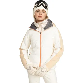 Roxy, Damen, Skijacke, Snowblizzard Skijas Dames - Maat L (L), Mehrfarbig, Weiss, Rosa, Beige, L