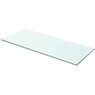 Kavolet 60x20 cm Glasboden Glasscheibe Glasplatte Glasregal Transparent Regalboden Glas Einlegeboden Glasablage für Badezimmer Wandregal Badablage 8 mm stärke