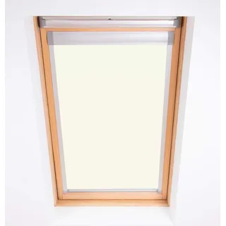 Bloc Skylight Rollo 6 (78/118) für Fakro Dachfenster Blockout, weiß, B60 x H96 cm