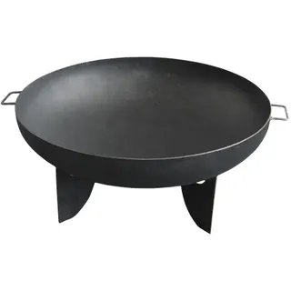 Lex Feuerschale Ø 80 cm Schwarz