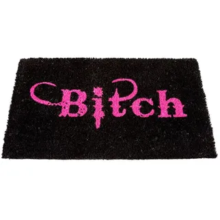 Designer Fußmatte Bitch, Länge 70 cm, Breite 40 cm, Höhe 2 cm - Schmutzfangmatte