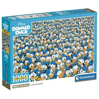Clementoni® Puzzle Disney Donald Duck Impossible puzzle 1000pcs, Puzzleteile