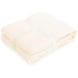 KaMel GmbH Musselin Decke Kuscheldecke 130 x 180 cm Creme