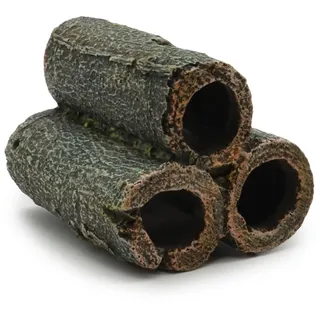 Amtra Deko Shrimp Playground Tubes Aquariumdekoration aus Kunstharz, für Aquarien und Fischbecken, ungiftig, Größe M, 9 x 7,3 x 7 cm