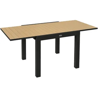 Outsunny Gartentisch 162 x 80 x 75 cm Gelb