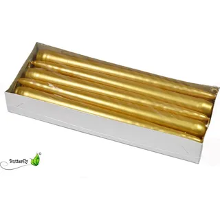 PartyDeco SKMET-019, Rund, Gold, 5 h, 10 Stück(e) - Gold