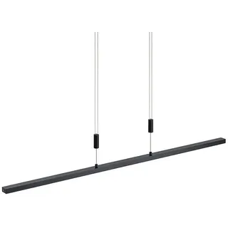 LINDBY Arneja 2-flg. 120 cm schwarz Aluminium