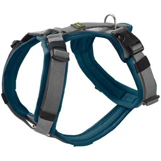 Hunter Maldon Up Hundegeschirr Petrol/Grau M-L