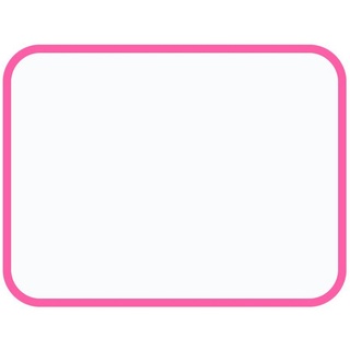 Houhence Magnettafel Klein Magnetisches Whiteboard, 42*29.7cm Mini abwischbar Magnettafel rosa