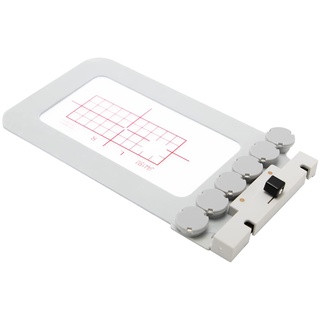 Embroidex Metall/magnetischer Stickrahmen RE10B für Janome Memory Craft MC 500E 400E 550E Elna Expressive #864415004 100 mm x 40 mm