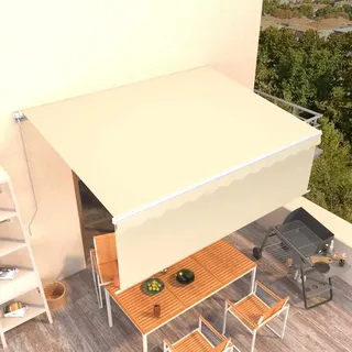vidaXL Markise 400 x 300 cm creme