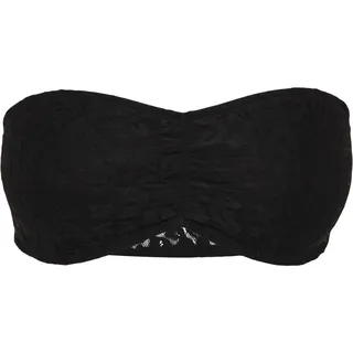 URBAN CLASSICS Laces Bandeau Schwarz S