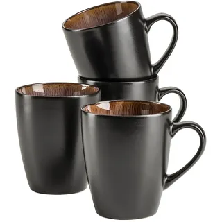 Mäser Kaffeetasse 0,34 l Grün-Braun 4 St.