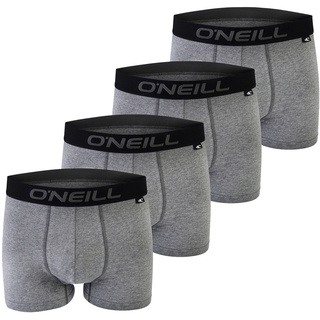 O'Neill Herren Boxershort Uni Sport Boxer S M L XL XXL 95% Baumwolle - 4er 6er 8er Multipack in S 4er Pack