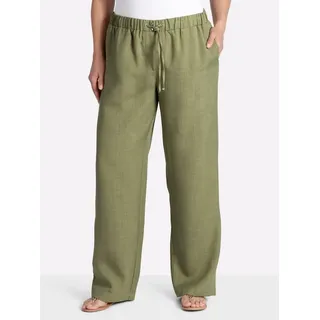 sheego Schlupfhose Schilf-Champagner-Meliert 58